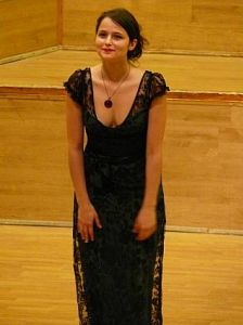 Dora Delijska podczas koncertu w Filharmonii im. W. Lutosławskiego we Wrocławiu 24. 08. 2008. Fot. Maciej Szwed